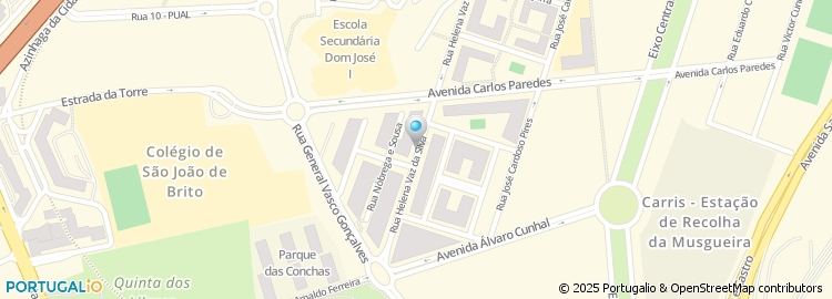 Mapa de Clínica Médica e Diagnóstico Alto do Lumiar Lda