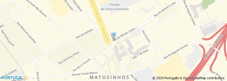 Mapa de Clinica Medico - Dentaria da Avenida de Matosinhos, Lda