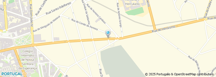 Mapa de Clinica Oftalmologica Professor Doutor J Salgado Borges, Lda