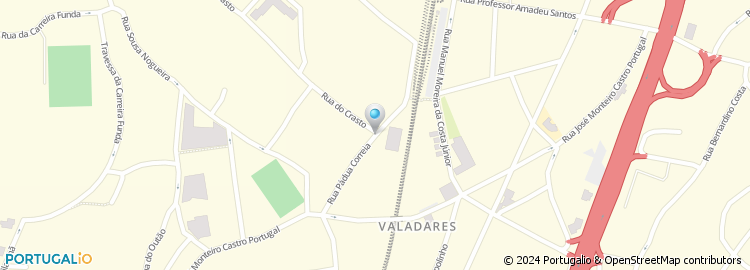 Mapa de Clinica Veterinaria da Cabine - Madalena, Lda