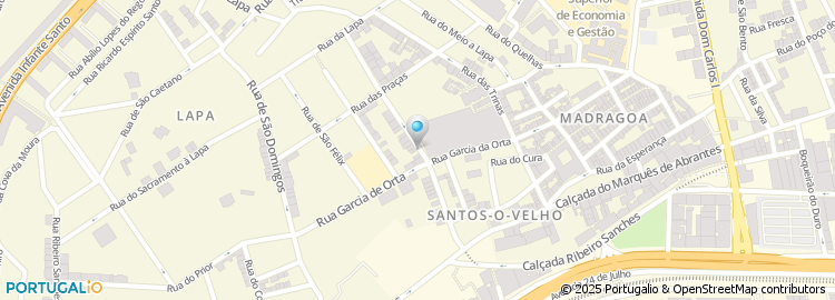 Mapa de Clinica Veterinaria da Lapa
