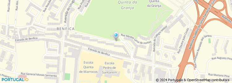 Mapa de Clinica Veterinaria de Benfica - Vet Ben