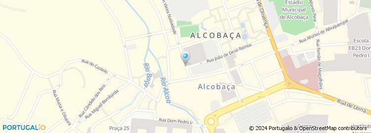 Mapa de Clinica Veterinaria do Alcoa, Lda