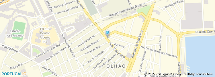 Mapa de Clo - Clinica Laboratorial de Olhão, Lda