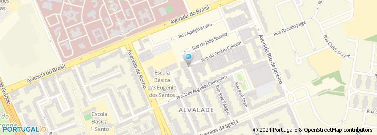 Mapa de Clube Atletico de Alvalade