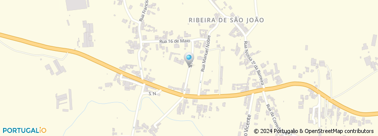 Mapa de Clube de Natação de Rio Maior