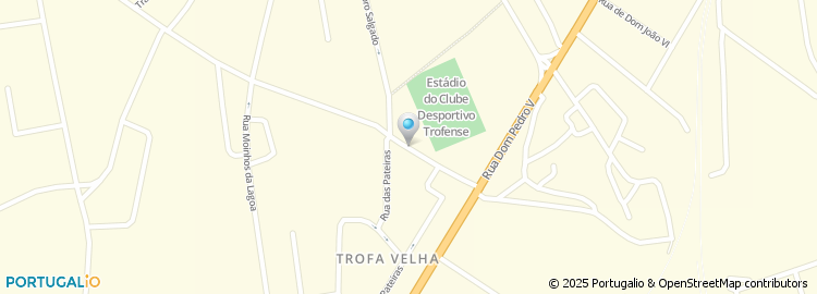 Mapa de Clube Desportivo Trofense, Futebol, Sduq, Lda