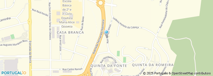 Mapa de Avenida da Lousã