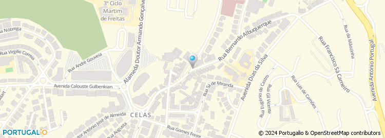 Mapa de Avenida Doutor Bissaya Barreto