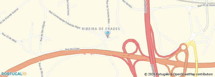Mapa de Rua Orlando Ferraz da Costa