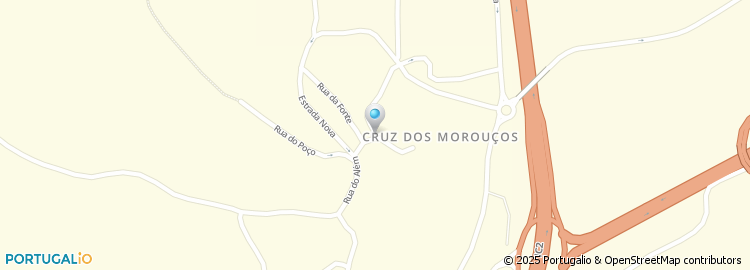 Mapa de Calçada da Cruz dos Mouroços