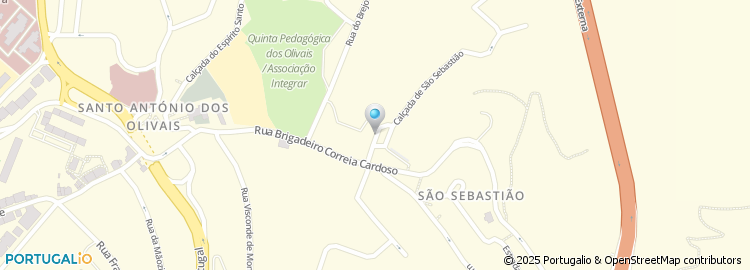 Mapa de Calçada de São Sebastião