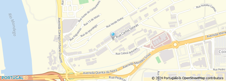 Mapa de Rua Alberto Costa