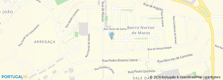 Mapa de Rua Bartolomeu Perestelo