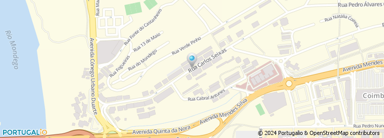 Mapa de Rua Carlos Seixas