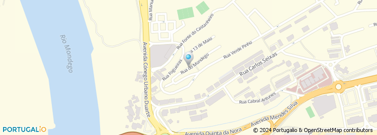 Mapa de Rua do Mondego
