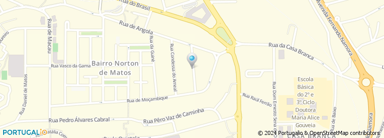 Mapa de Rua Mário Augusto de Almeida