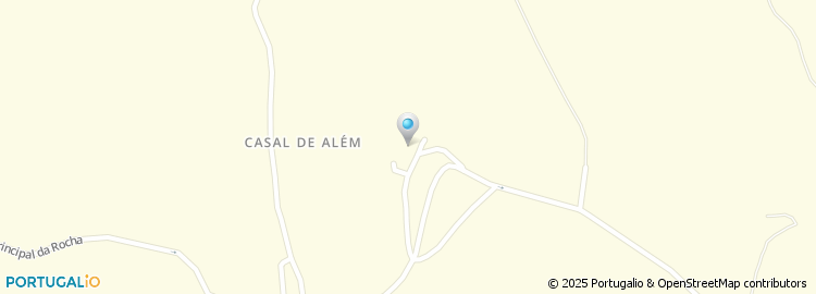 Mapa de Estrada Principal Casal de Além