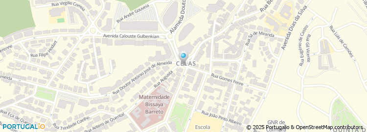 Mapa de Largo da Cruz de Celas