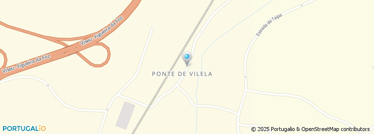 Mapa de Ponte de Vilela