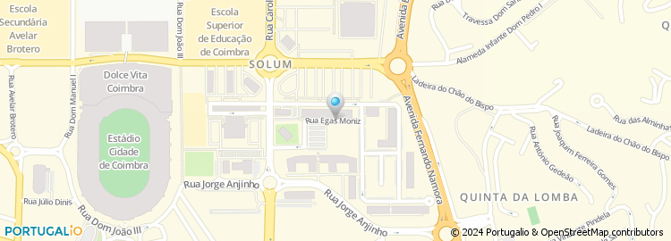 Mapa de Rua António Feliciano Castilho