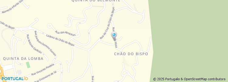 Mapa de Rua António Maia