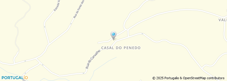 Mapa de Rua Casal dos Penedos