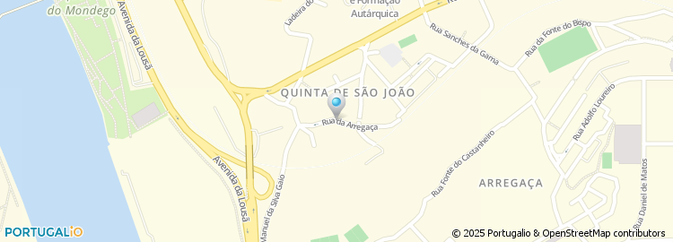 Mapa de Rua da Arregaça