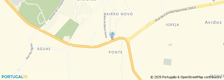 Mapa de Rua da Estrada Nova