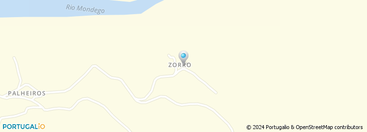 Mapa de Rua da Foz do Zorro