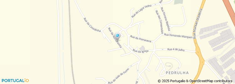Mapa de Rua da Romanzeira