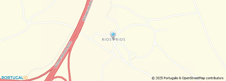 Mapa de Rua do Alto das Eiras