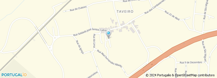 Mapa de Rua do Bairro Novo