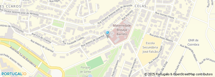 Mapa de Rua do Instituto Maternal