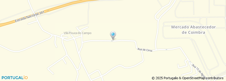 Mapa de Rua do Mártir