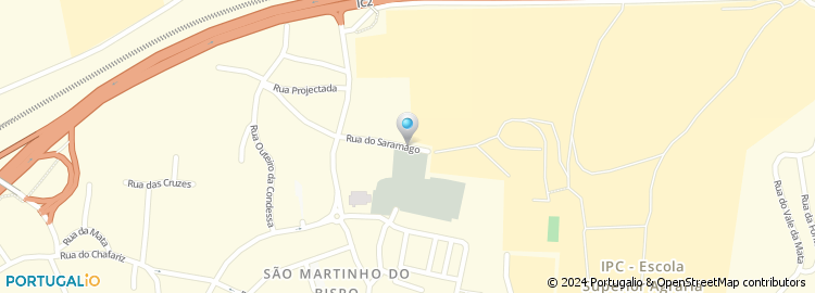 Mapa de Rua do Saramago