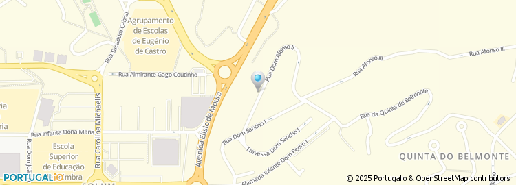 Mapa de Rua Dom Fernando I