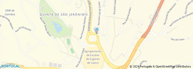 Mapa de Rua Dom Luis da Cunha