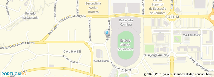 Mapa de Rua Dom Manuel i