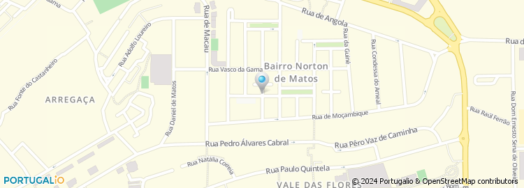 Mapa de Rua Doutor Mário Nunes