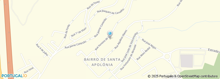 Mapa de Rua Ferreira de Castro