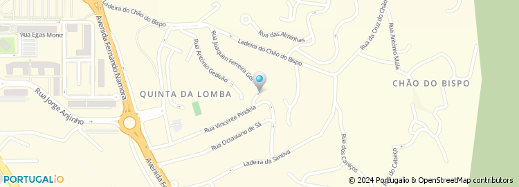 Mapa de Rua Joaquim Ferreira Gomes