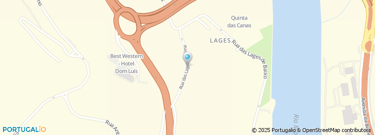 Mapa de Rua Lages de Cima