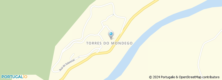 Mapa de Rua Marginal do Mondego