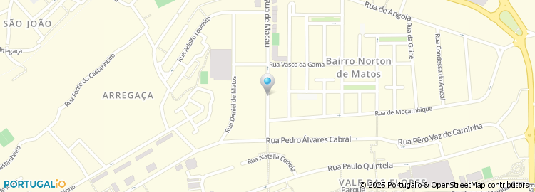 Mapa de Rua Mouzinho de Albuquerque