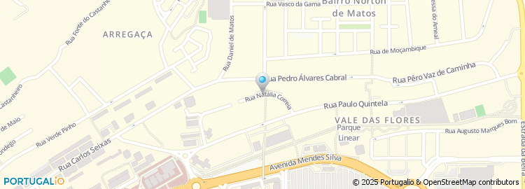 Mapa de Rua Natália Correia