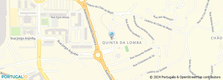 Mapa de Rua Padre António Nogueira Gonçalves