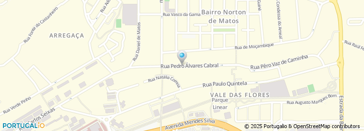 Mapa de Rua Pedro Álvares Cabral