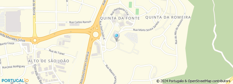 Mapa de Rua Quinta da Romeira