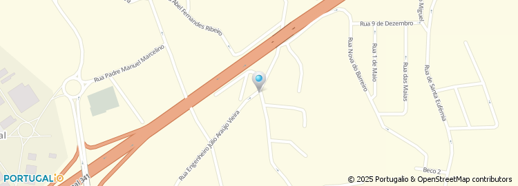 Mapa de Travessa 2 da Rua João Ferreira Leite
